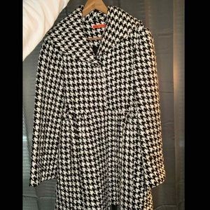 Alice + Olivia Houndstooth Wool Jacket